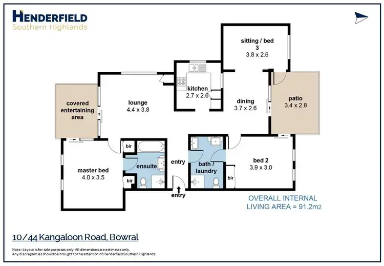 Floorplan of Homely apartment listing, 10/44 Kangaloon Road, Bowral NSW 2576
