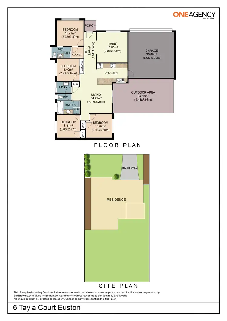 Floorplan of Homely house listing, 6 Tayla Court, Euston NSW 2737