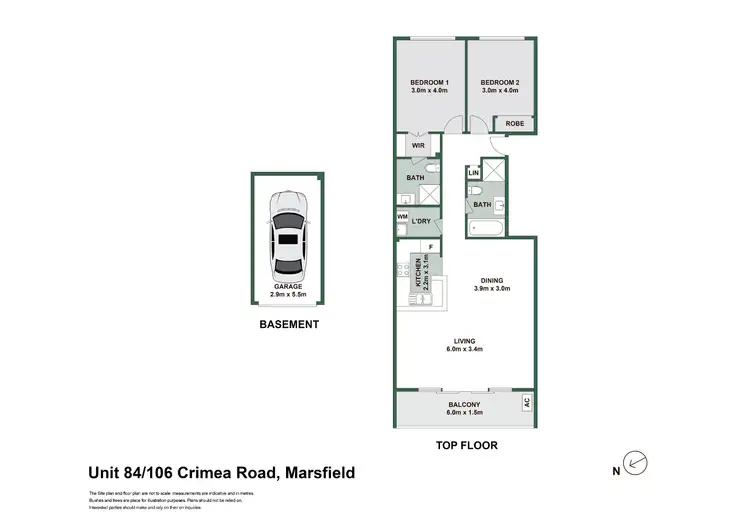 Floorplan of Homely apartment listing, 84/106 Crimea Road, Marsfield NSW 2122