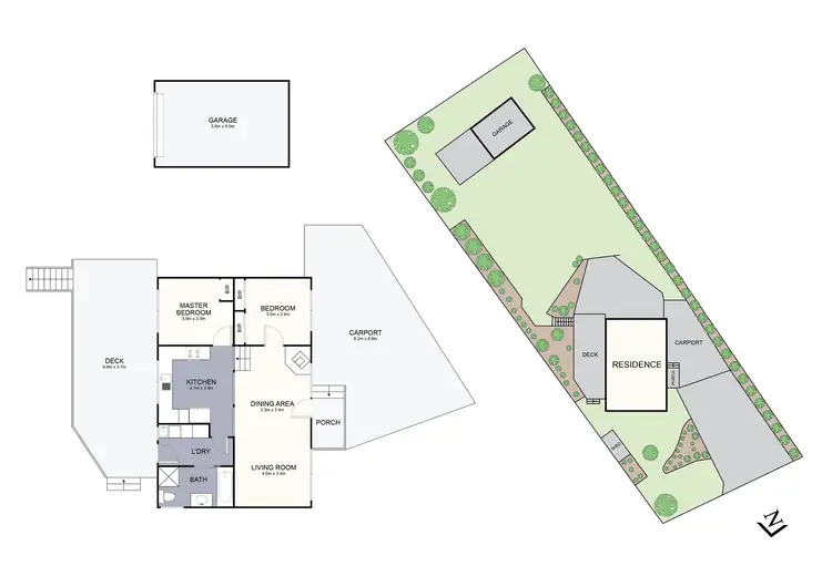 Floorplan of Homely house listing, 10 Omonia Drive, Badger Creek VIC 3777