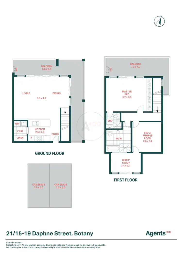 Floorplan of Homely unit listing, 21/15-19 Daphne Street, Botany NSW 2019