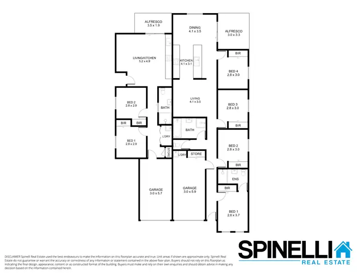 Floorplan of Homely house listing, 10 & 10a Bendigo Circuit, Nowra NSW 2541