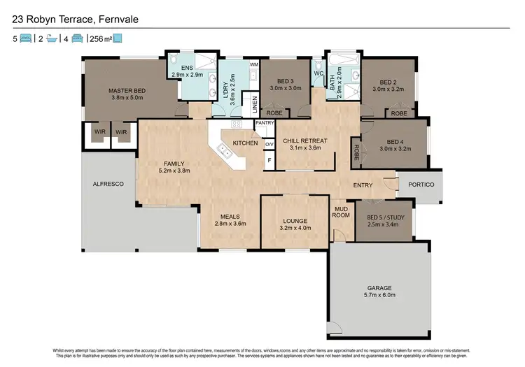 Floorplan of Homely house listing, 23 Robyn Terrace, Fernvale QLD 4306