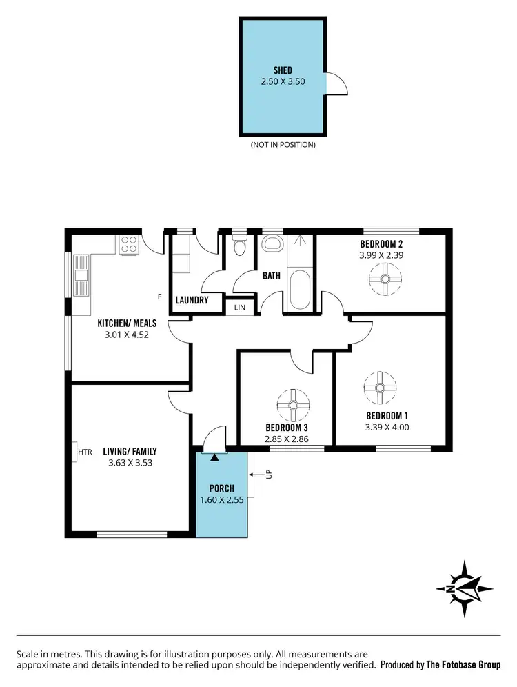 Floorplan of Homely house listing, 14 Warwick Grove, Morphett Vale SA 5162