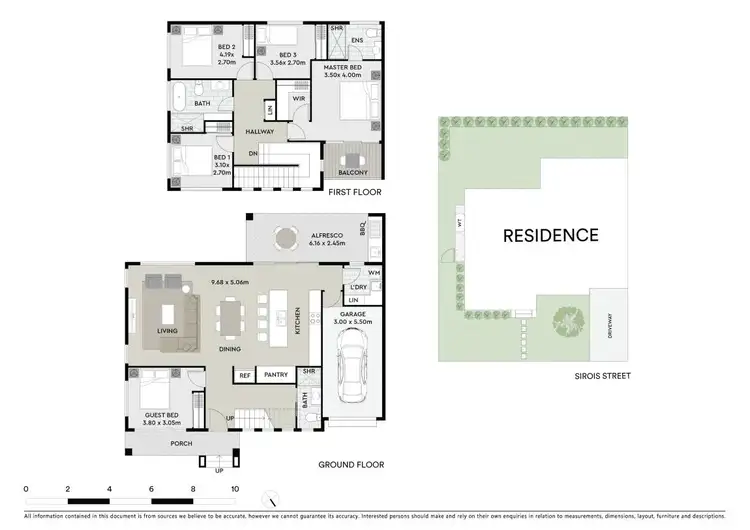 Floorplan of Homely semi-detached listing, 1A Sirois Street, Toongabbie NSW 2146