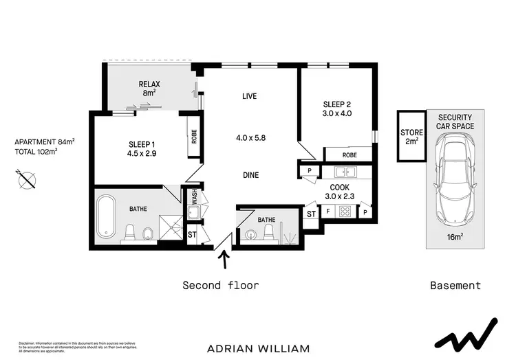 Floorplan of Homely apartment listing, 241/22 Hudson Street, Lewisham NSW 2049