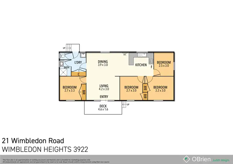 Floorplan of Homely house listing, 21 Wimbledon Road, Wimbledon Heights VIC 3922