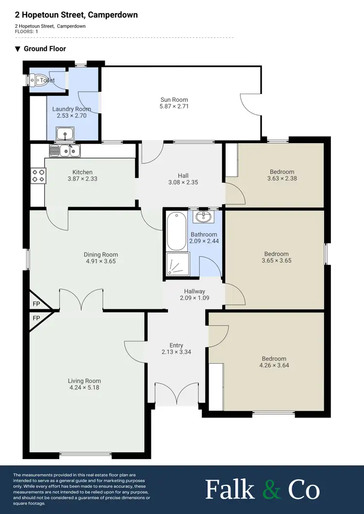 Floorplan of Homely house listing, 2 Hopetoun Street, Camperdown VIC 3260