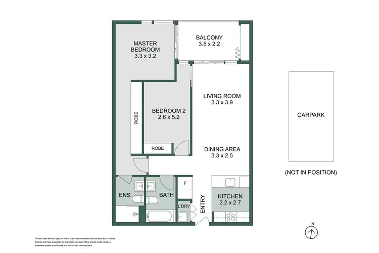 Floorplan of Homely apartment listing, 514/70 Queens Road, Melbourne VIC 3004