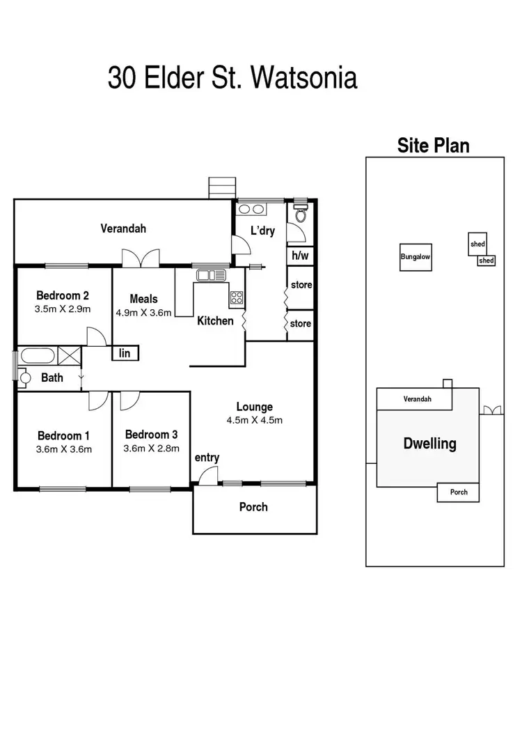 Floorplan of Homely house listing, 30 Elder Street, Watsonia VIC 3087