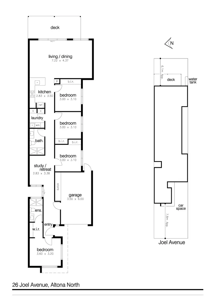 Floorplan of Homely house listing, 26 Joel Avenue, Altona North VIC 3025