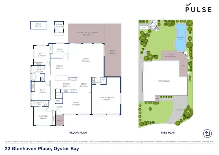Floorplan of Homely house listing, 22 Glenhaven Place, Oyster Bay NSW 2225
