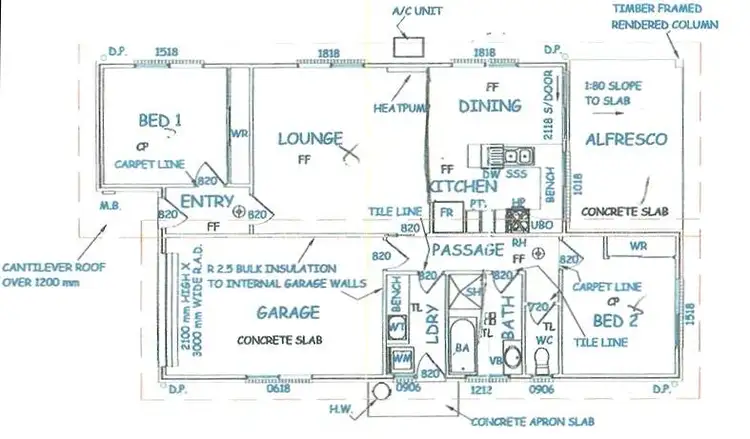 Floorplan of Homely villa listing, 2/13 Ponsonby Court, Port Sorell TAS 7307