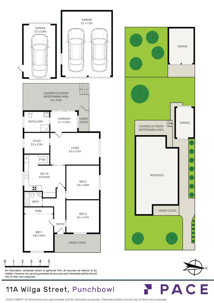 Floorplan of Homely house listing, 11A Wilga Street, Punchbowl NSW 2196