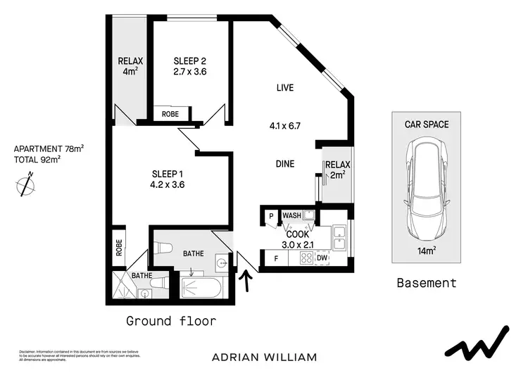 Floorplan of Homely apartment listing, 5/753-769 New Canterbury Road, Dulwich Hill NSW 2203