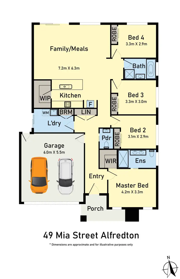 Floorplan of Homely house listing, 49 Mia Street, Alfredton VIC 3350