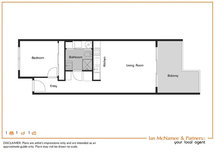 Floorplan of Homely apartment listing, 13B/17 Uriarra Road, Crestwood NSW 2620