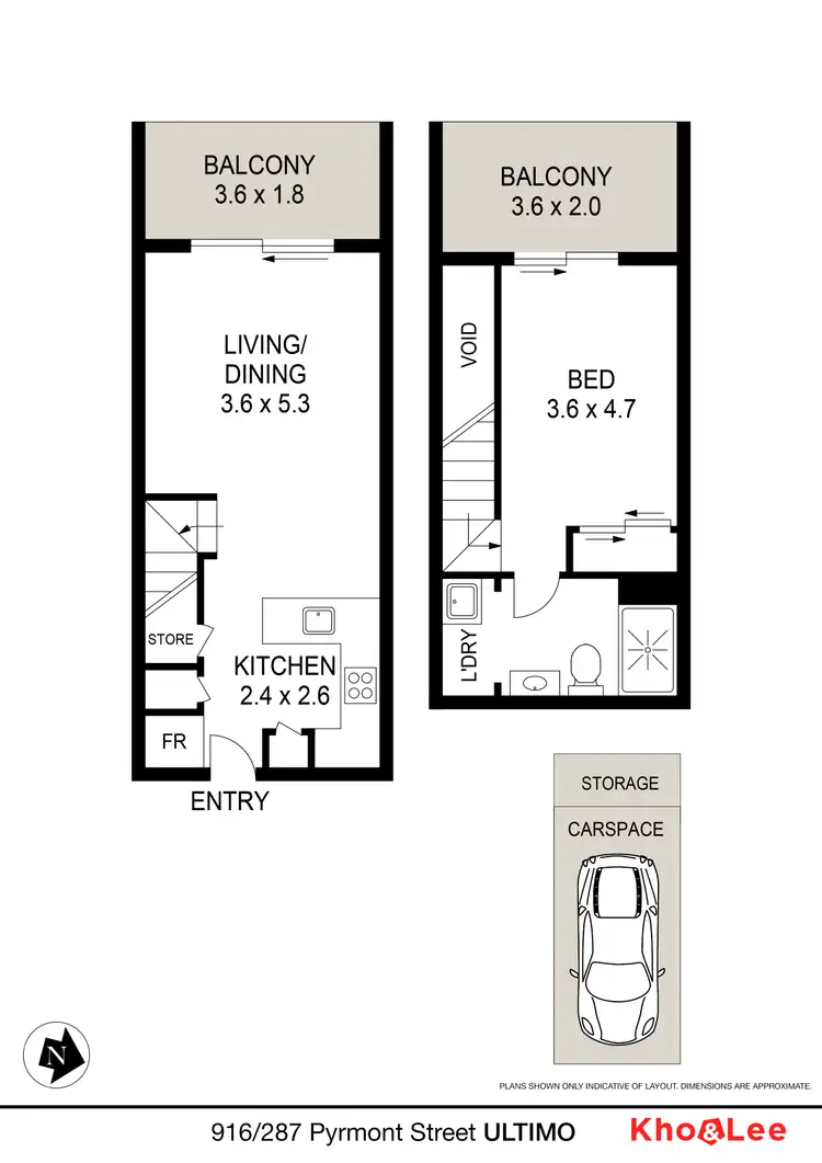 Floorplan of Homely apartment listing, 916/287 Pyrmont Street, Ultimo NSW 2007