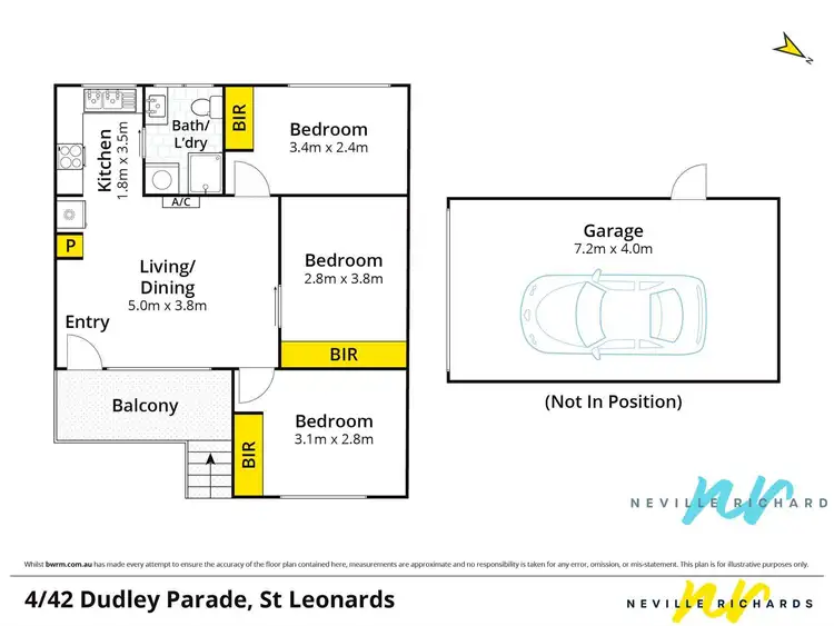 Floorplan of Homely apartment listing, 4/42 Dudley Parade, St Leonards VIC 3223