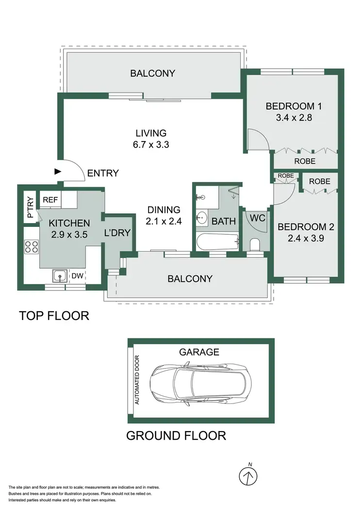 Floorplan of Homely apartment listing, 6/47 Albion Street, Waverley NSW 2024