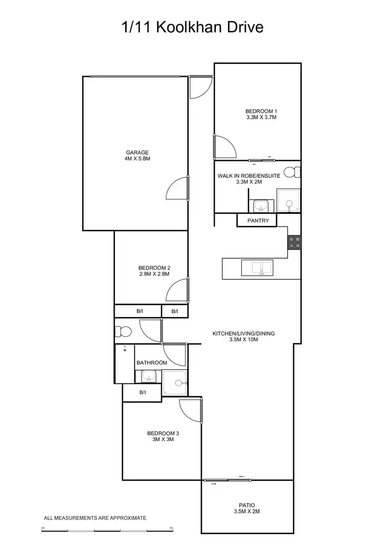 Floorplan of Homely semi-detached listing, 1/11 Koolkhan Drive, Koolkhan NSW 2460