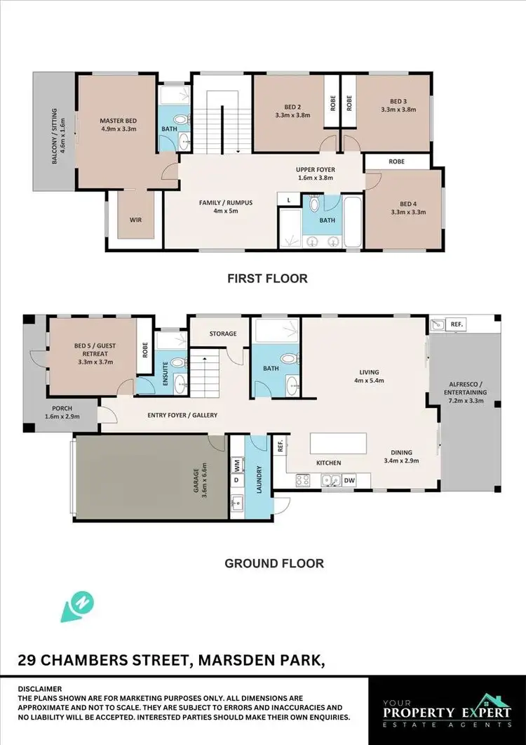 Floorplan of Homely house listing, 29 Chambers Street, Marsden Park NSW 2765