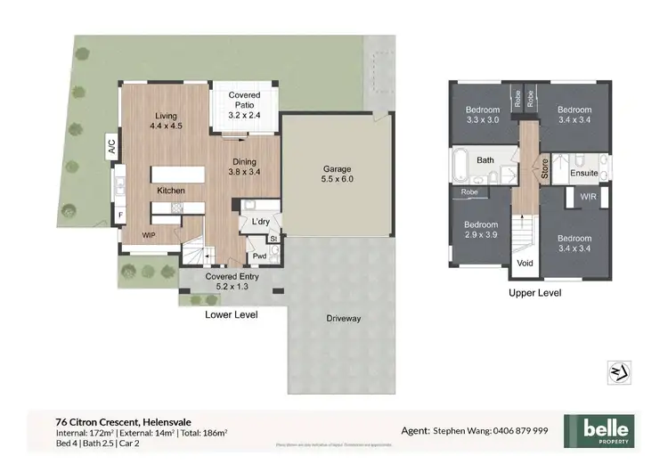 Floorplan of Homely house listing, 76 Citron Crescent, Helensvale QLD 4212