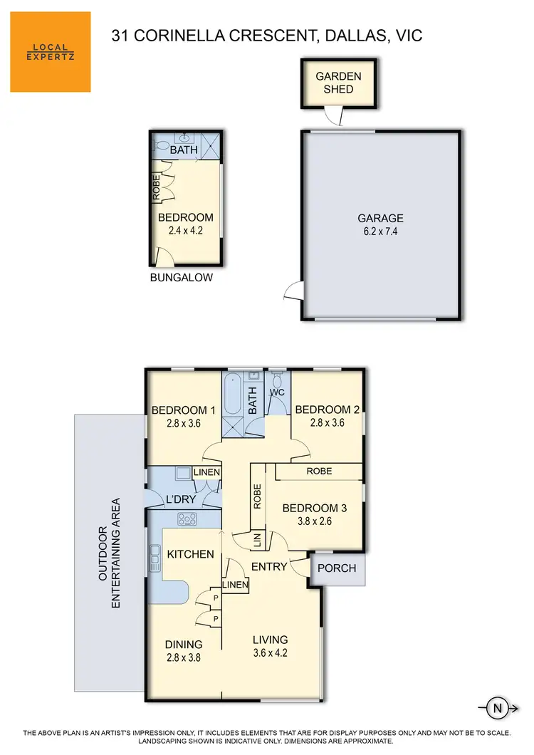 Floorplan of Homely house listing, 31 Corinella Crescent, Dallas VIC 3047