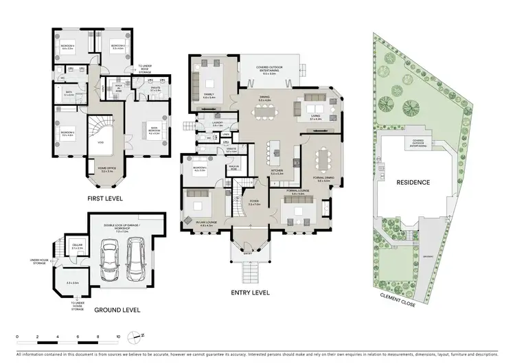 Floorplan of Homely house listing, 4 Clement Close, Pennant Hills NSW 2120