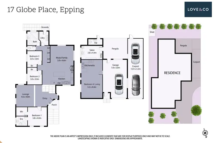 Floorplan of Homely house listing, 17 Globe Place, Epping VIC 3076