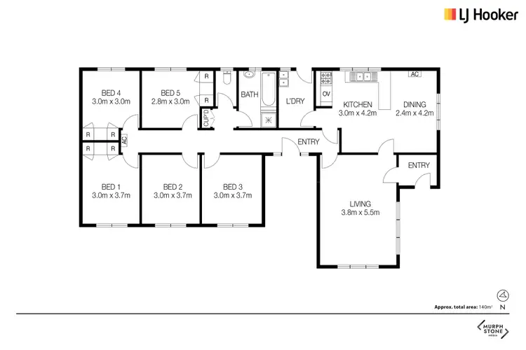 Floorplan of Homely house listing, 96 Stornaway Road, Queanbeyan NSW 2620