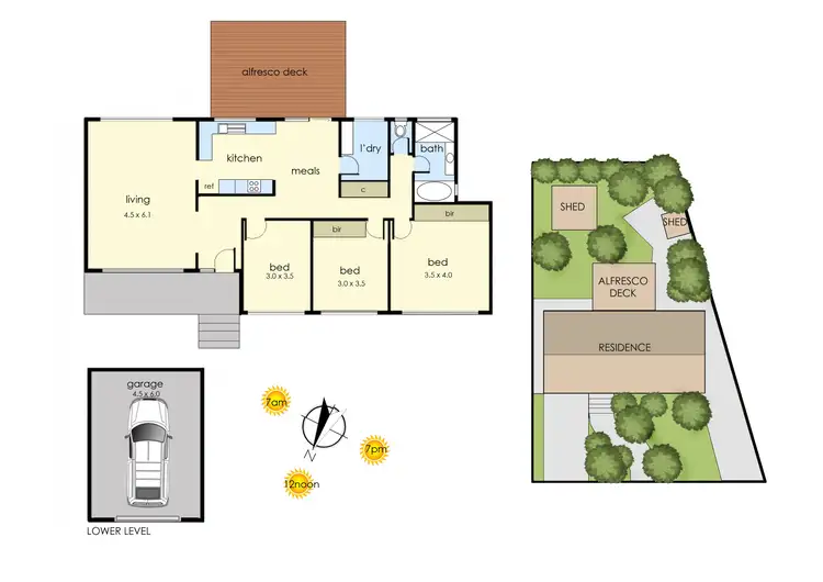Floorplan of Homely house listing, 19 Belar Avenue, Frankston VIC 3199