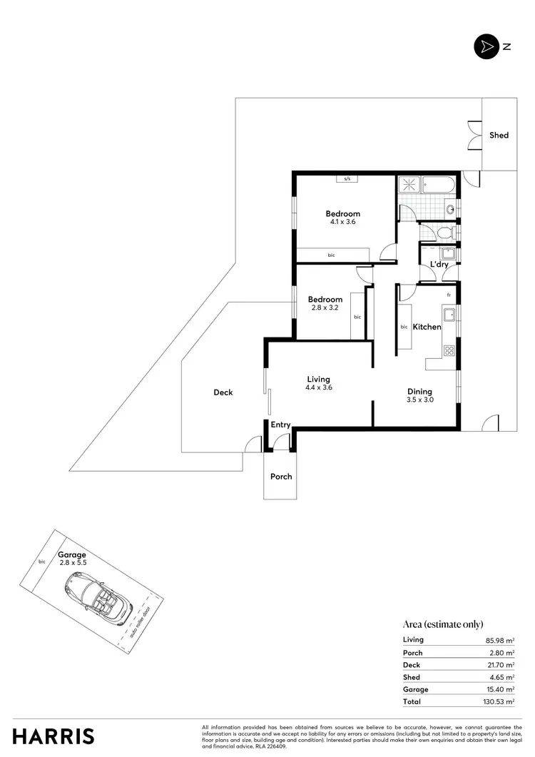 Floorplan of Homely unit listing, 4/22 Cashel Street, St Marys SA 5042