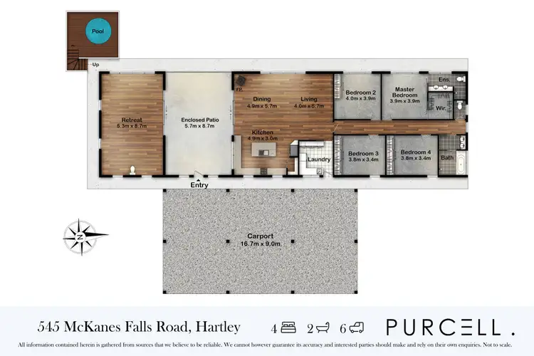 Floorplan of Homely rural property listing, 545 Mckanes Falls Road, Hartley NSW 2790
