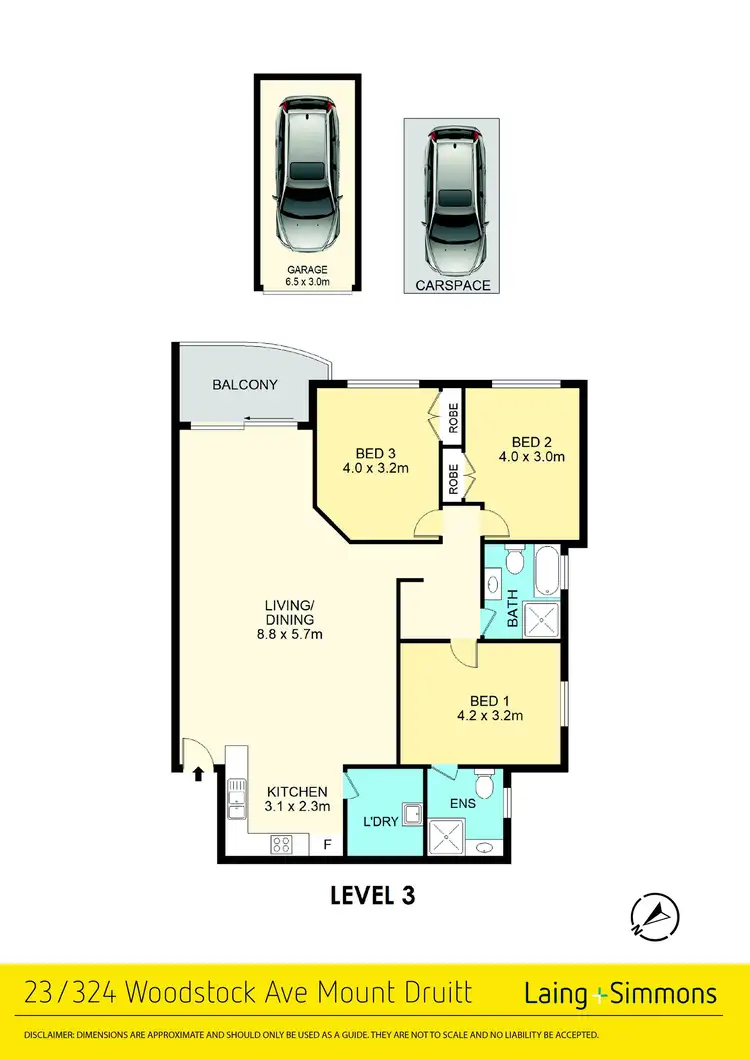 Floorplan of Homely unit listing, 23/324 Woodstock Avenue, Mount Druitt NSW 2770