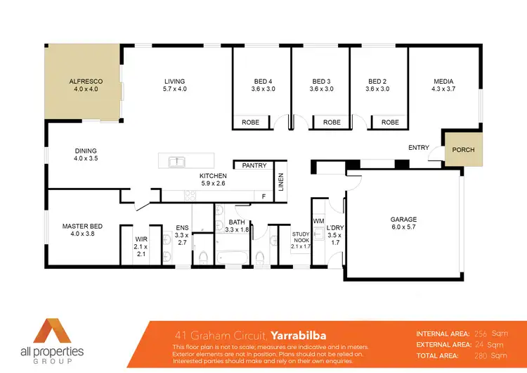 Floorplan of Homely house listing, 41 Graham Circuit, Yarrabilba QLD 4207