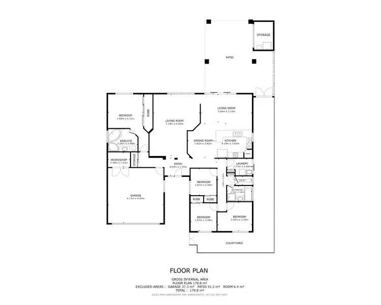 Floorplan of Homely house listing, 7 Aspen Close, Mount Sheridan QLD 4868