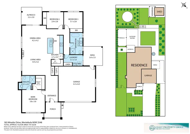 Floorplan of Homely house listing, 183 Mirador Drive, Merimbula NSW 2548