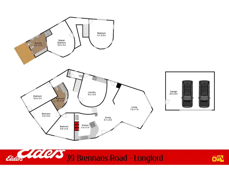 Floorplan of Homely house listing, 39 Brennans Road, Longford VIC 3851