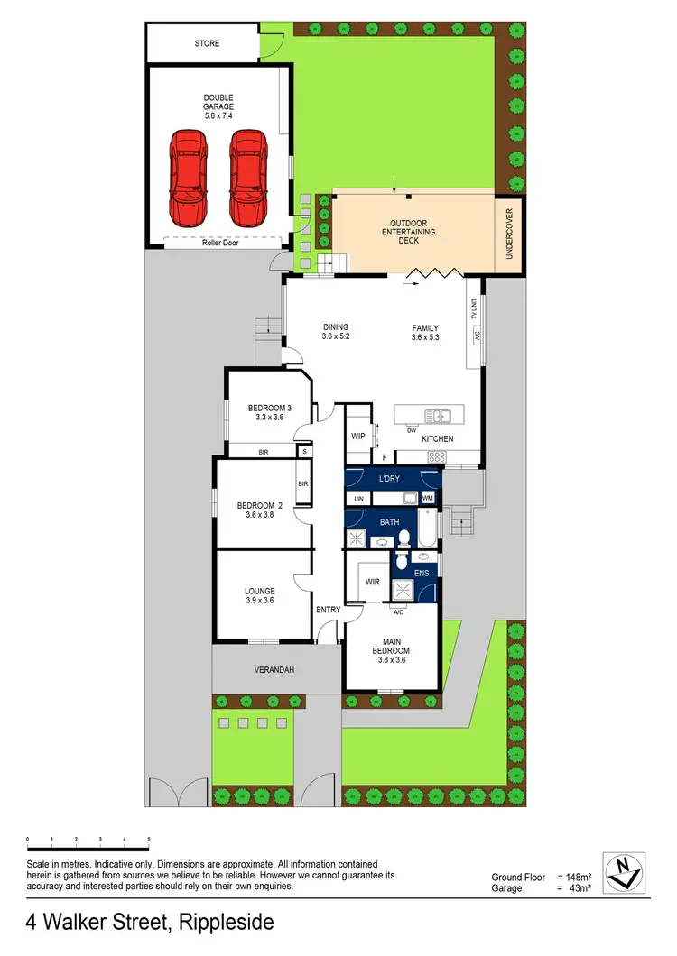 Floorplan of Homely house listing, 4 Walker Street, Rippleside VIC 3215