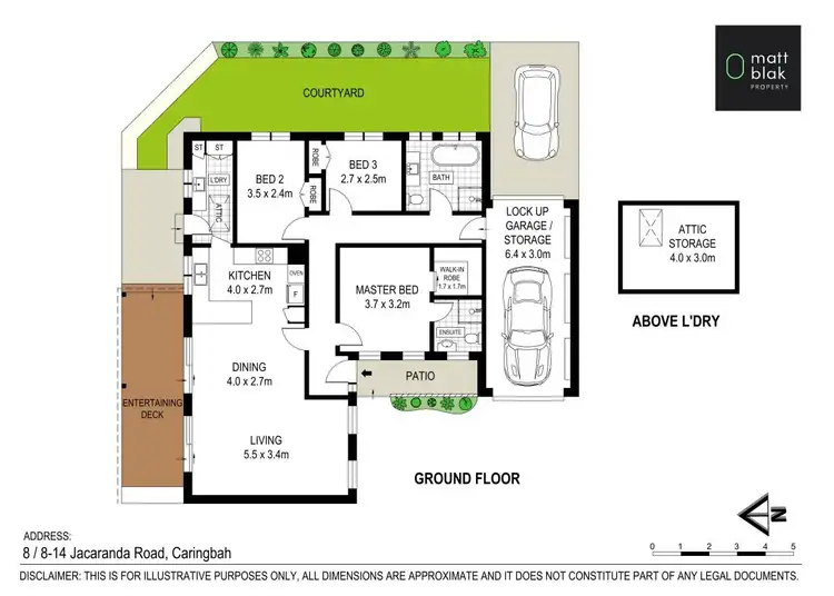 Floorplan of Homely villa listing, 8/8-14 Jacaranda Road, Caringbah NSW 2229