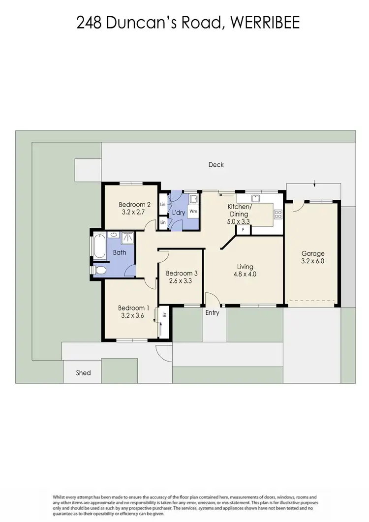 Floorplan of Homely unit listing, 2/48 Duncans Road, Werribee VIC 3030