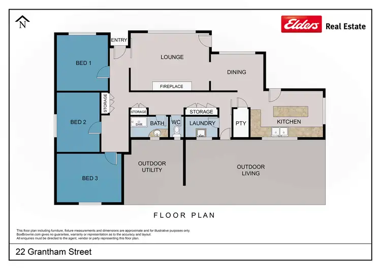 Floorplan of Homely house listing, 22 Grantham Street, Cranbrook WA 6321