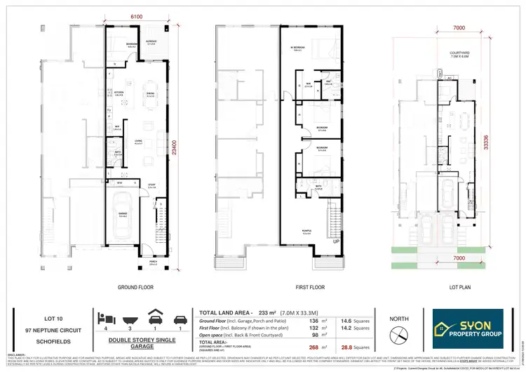 Floorplan of Homely semi-detached listing, 97 Neptune Circuit, Schofields NSW 2762