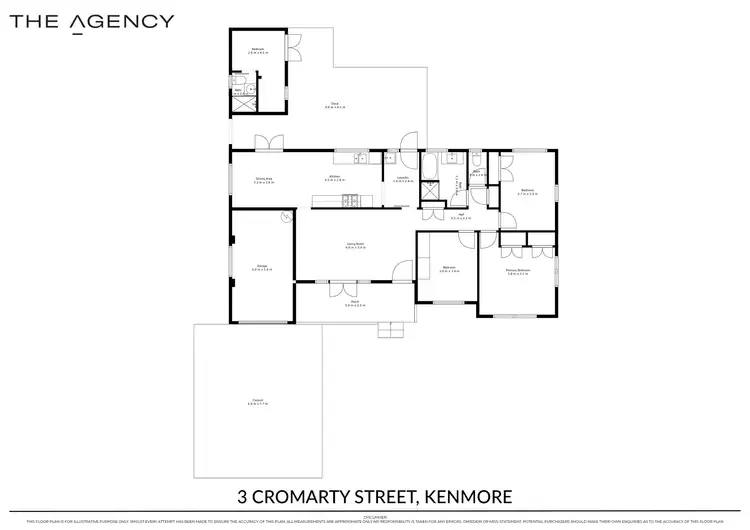 Floorplan of Homely house listing, 3 Cromarty Street, Kenmore QLD 4069