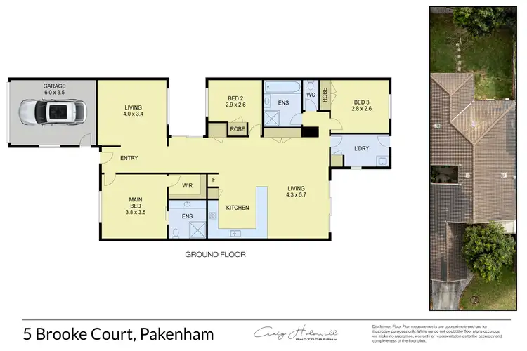 Floorplan of Homely house listing, 5 Brooke Court, Pakenham VIC 3810