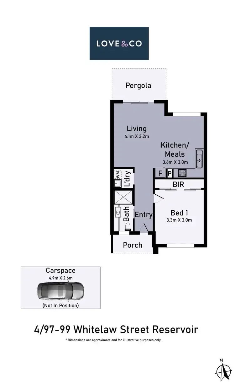 Floorplan of Homely unit listing, 4/97-99 Whitelaw Street, Reservoir VIC 3073