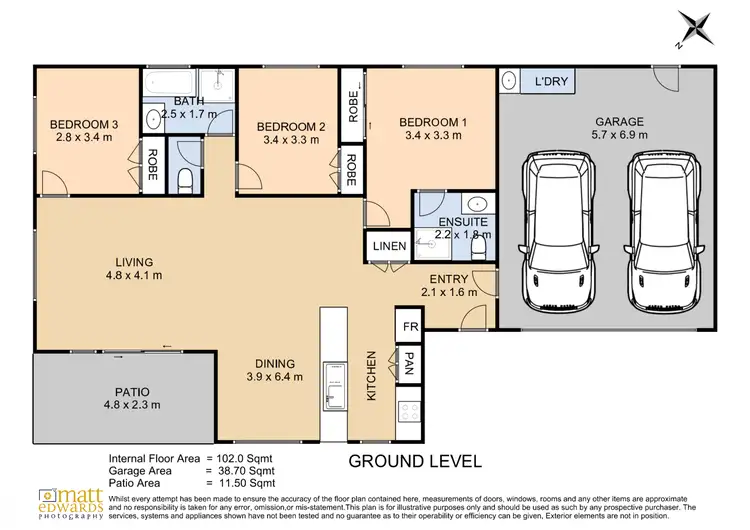 Floorplan of Homely unit listing, 2/322 Goombungee Road, Harlaxton QLD 4350