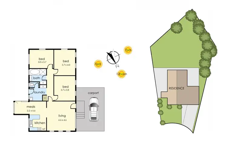Floorplan of Homely house listing, 16 Agathea Court, Frankston North VIC 3200