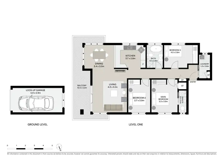 Floorplan of Homely unit listing, 3/105 The Grand Parade, Brighton-Le-Sands NSW 2216